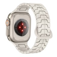 Dragon Scale Silikonarmband- Starlight - Geeignet f&uuml;r Apple Watch 44mm / 45mm / 46mm / 49mm