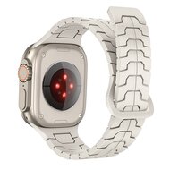 Dragon Scale Silikonarmband- Starlight - Geeignet f&uuml;r Apple Watch 44mm / 45mm / 46mm / 49mm