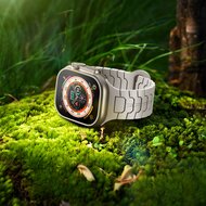 Dragon Scale Silikonarmband- Starlight - Geeignet f&uuml;r Apple Watch 44mm / 45mm / 46mm / 49mm