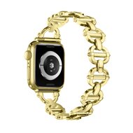 Metall-Leitergliederarmband - Gold - Passend f&uuml;r Apple Watch 44mm / 45mm / 46mm / 49mm