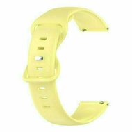 Einfarbiges Sportarmband - Gelb - Huawei Watch 5 - 46mm