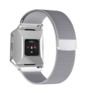 Fitbit Ionic Milanaise Armband - Gr&ouml;&szlig;e: Klein - Silber