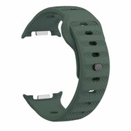 Wave mit Motiv Silikonband - Dunkelgr&uuml;n - Samsung Galaxy Watch 8 Classic - 46mm