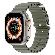 Armband Ocean - Gr&uuml;ngrau - Geeignet f&uuml;r Apple Watch 44mm / 45mm / 46mm / 49mm