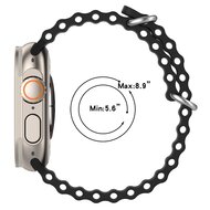Armband Ocean - Gr&uuml;ngrau - Geeignet f&uuml;r Apple Watch 44mm / 45mm / 46mm / 49mm
