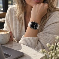 Silikon-Sportband - Polarstern / Starlight - Gr&ouml;&szlig;e: M/L - Passend f&uuml;r Apple Watch 38mm / 40mm / 41mm