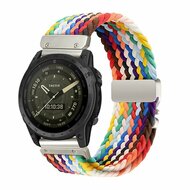 Geflochtenes Nylonarmband mit Fallschirmschnallenverschluss - Mehrfarbig Spring - Garmin Approach S60 &amp; S62 / Instinct / Instinct 2 (Solar)