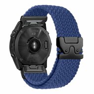 Geflochtenes Nylonarmband mit Fallschirmschnallenverschluss - Blau - Garmin Approach S60 &amp; S62 / Instinct / Instinct 2 (Solar)