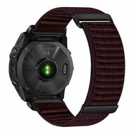 Sport Loop Nylonarmband - Aubergine - Garmin Fenix 7s/6s/5s / Instinct 2s / Epix Pro Gen 2 (42mm)