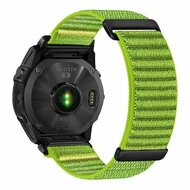 Sport Loop Nylonarmband - Gr&uuml;n - Garmin Fenix 7s/6s/5s / Instinct 2s / Epix Pro Gen 2 (42mm)