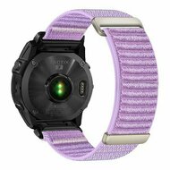 Sport Loop Nylonarmband - Violett - Garmin Fenix 9 / 9 pro - 43mm