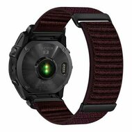 Sport Loop Nylonarmband - Aubergine - Garmin Fenix 9 / 9 pro - 43mm
