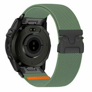 Nylonarmband mit Fallschirmschnallenverschluss - Gr&uuml;n - Garmin Fenix 9 / 9 pro - 43mm