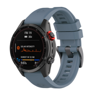 Silikon-Sportarmband - Graublau - Garmin Fenix 9 / 9 pro - 47mm