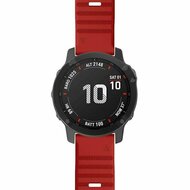 Silikonarmband - Rot - Garmin Fenix 9 / 9 pro - 47mm