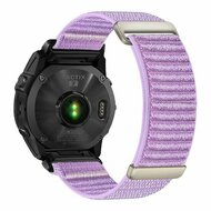 Sport Loop Nylonarmband - Violett - Garmin Fenix 9 / 9 pro - 47mm
