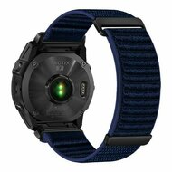 Sport Loop Nylonarmband - Dunkelblau - Garmin Fenix 9 / 9 pro - 47mm