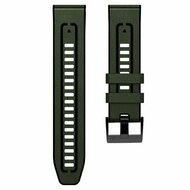 Leder- und Silikonarmband - Gr&uuml;n - Garmin Fenix 9 / 9 pro - 47mm