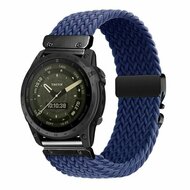Geflochtenes Nylonarmband mit Fallschirmschnallenverschluss - Blau - Garmin Fenix 9 / 9 pro - 47mm