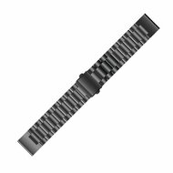 Edelstahl-Gliederarmband - Schwarz - Garmin Fenix 9 / 9 pro - 51mm