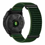 Sport Loop Nylonarmband - Dunkelgr&uuml;n - Garmin Fenix 9 / 9 pro - 51mm