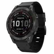 Lederarmband - Schwarz - Garmin Quatix 8 - 47mm