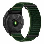 Sport Loop Nylonarmband - Dunkelgr&uuml;n - Garmin Quatix 8 - 47mm