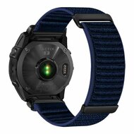 Sport Loop Nylonarmband - Dunkelblau - Garmin Quatix 8 - 47mm