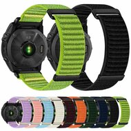 Sport Loop Nylonarmband - Gr&uuml;n - Garmin Quatix 8 - 47mm