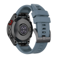 Silikon-Sportarmband - Grau-Blau - Garmin Quatix 8 - 47mm