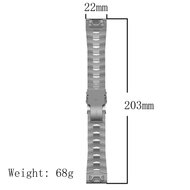 Titan-Gliederarmband - Silber - Garmin Quatix 8 - 47mm