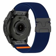 Nylonarmband mit Fallschirmschnallenverschluss - Dunkelblau - Garmin Quatix 8 - 47mm