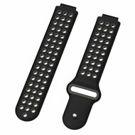 Silikon-Sportarmband - Schwarz + Grau - Garmin Approach S20