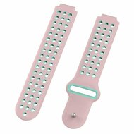 Silikon-Sportarmband - Rosa + Gr&uuml;n - Garmin Approach S20