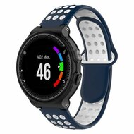 Silikon-Sportarmband - Blau + Wei&szlig; - Garmin Approach S20