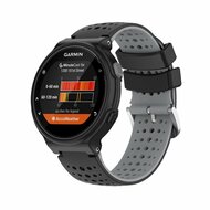 Dot Pattern Silikonarmband - Schwarz + Grau - Garmin Approach S20