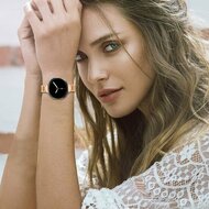 Slim Fit Edelstahl-Gliederarmband - Ros&eacute;gold - Samsung Galaxy Watch 9 - 40mm / 44mm