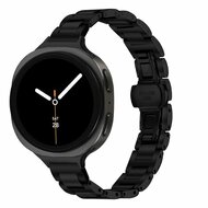 Slim Fit Edelstahl-Gliederarmband - Schwarz - Samsung Galaxy Watch 9 - 40mm / 44mm