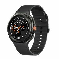 Soft Silikonarmband - Gr&ouml;&szlig;e: M/L - Schwarz - Samsung Galaxy Watch 9 - 40mm / 44mm