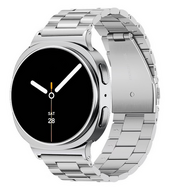 Edelstahl-Gliederarmband - Silber - Samsung Galaxy Watch 9 - 40mm / 44mm