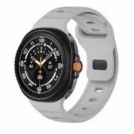 Wave Silikonarmband mit Muster - Grau - Samsung Galaxy Watch 9 - 40mm / 44mm