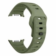 Wave Silikonarmband - Dunkelgr&uuml;n - Samsung Galaxy Watch 9 - 40mm / 44mm
