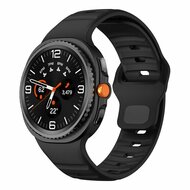 Wave Silikonarmband - Schwarz - Samsung Galaxy Watch 9 - 40mm / 44mm