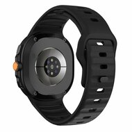 Wave Silikonarmband - Schwarz - Samsung Galaxy Watch 9 - 40mm / 44mm