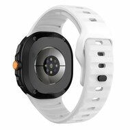 Wave Silikonarmband - Wei&szlig; - Samsung Galaxy Watch 9 - 40mm / 44mm