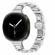 Slim Fit Edelstahl-Gliederarmband - Silber - Samsung Galaxy Watch 9 - 40mm / 44mm