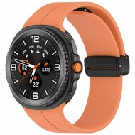 D-Buckle Solid Line Sportarmband - Orange - Samsung Galaxy Watch 9 - 40mm / 44mm