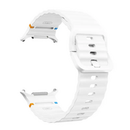 Classic Wave Silikonarmband - Wei&szlig; - Samsung Galaxy Watch 9 - 40mm / 44mm
