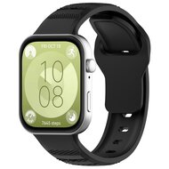 Silikon Outdoor-Band - Schwarz - Huawei Watch Fit 3 / Fit 4