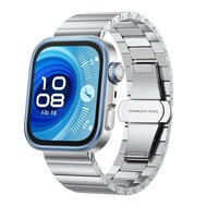 Edles Edelstahl-Gliederarmband - Silber - Huawei Watch Fit 5 / 4 / 3